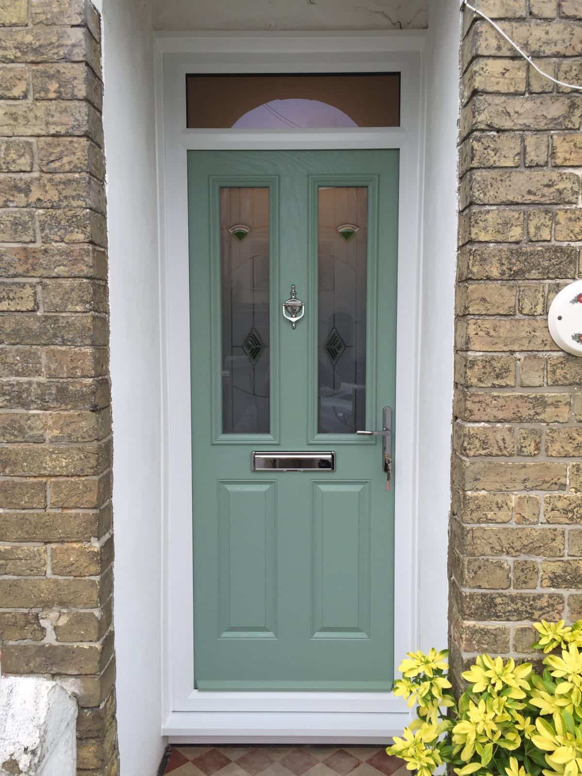 Chartwell Green 2 Panel 2 Square Composite Door  