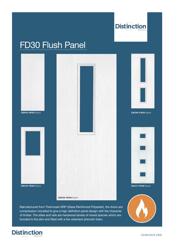FD30 Flush Doors Datasheet