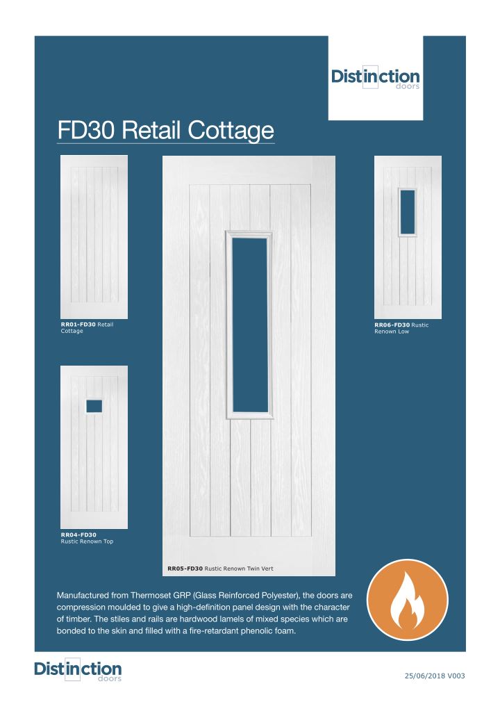 FD30 retail cottage Datasheet