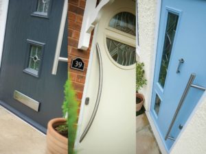 Supply Only Composite Door - image of three front doors 