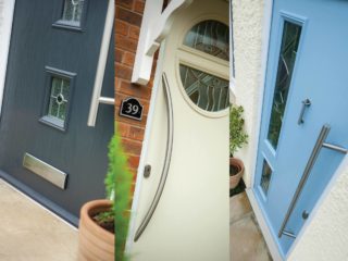 Supply Only Composite Door - image of three front doors