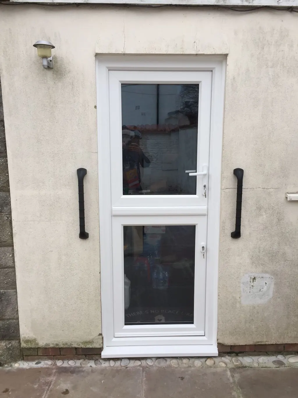 white stable door in uPVC