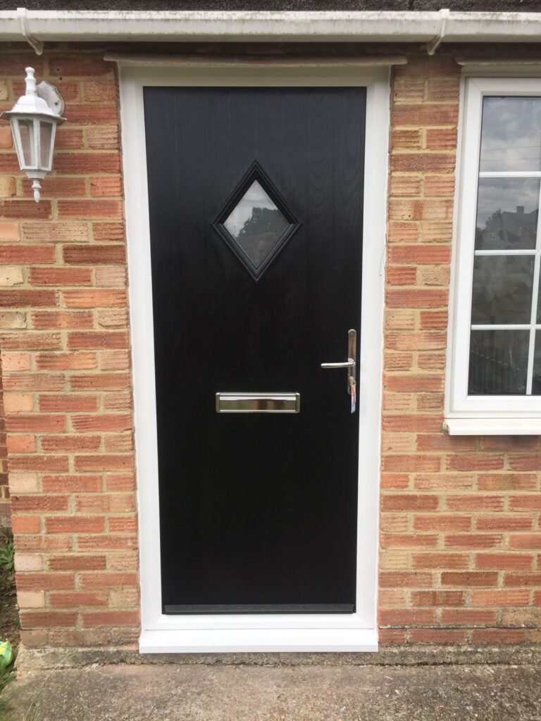 black diamond composite door