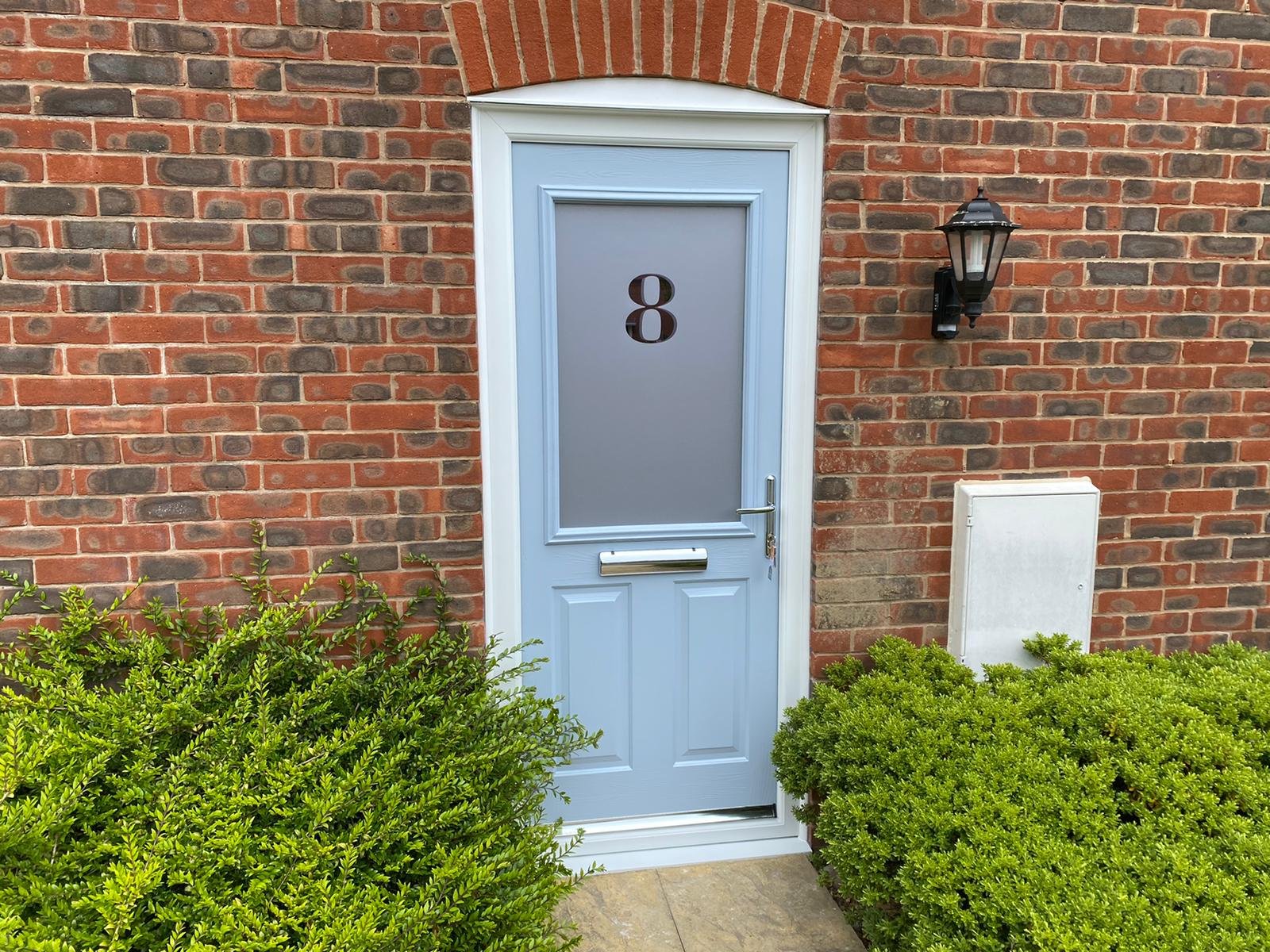 Can You Have Your House Number Sandblasted into Composite Door Glass?