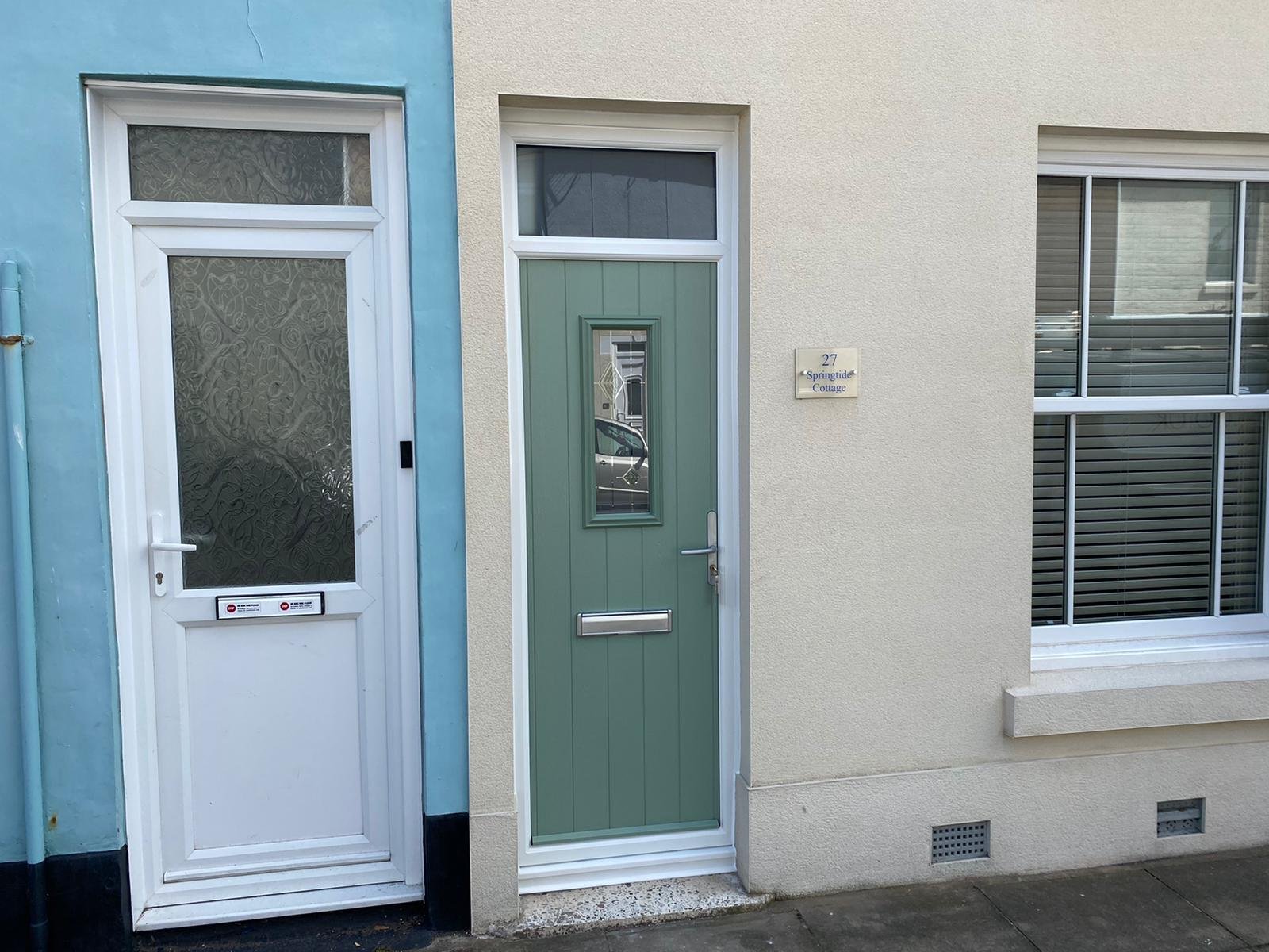 A Narrow Chartwell Green Composite Door in Portsmouth